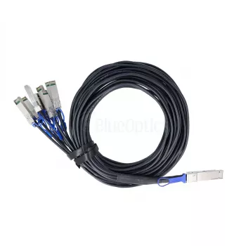 BlueOptics Dell EMC Compatible con BlueLAN Cable breakout DAC 200GBASE-CR8 QSFP-DD a 8x SFP28 3m