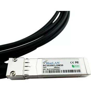 BlueOptics Belkin F2CX036-05M Compatible Direct Attach Cable (DAC) - Pasivo 10 Gigabit Twinaxial Cobre SFP+ a SFP+ 5m