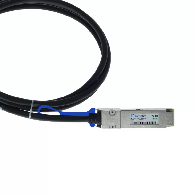 BlueOptics Ruckus E100G-QSFP-4SFP-P-0501 Compatible BlueLAN QSFP28 DAC Cable Breakout 1m