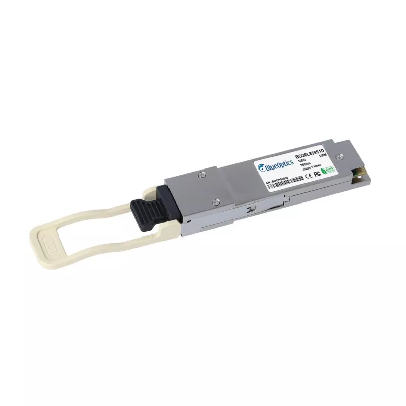 BlueOptics QSFP28 100GBASE-SR4 Transceptor Compatible con Ruckus E100G-QSFP28-SR4-A
