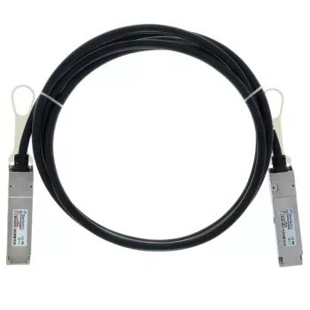 BlueOptics Extreme Networks 20G-DACP-QSFP1SFPDD1M BlueLAN QSFP+ Direct Attach Cable, 40GBASE-CR4, 30AWG, 1 Metro