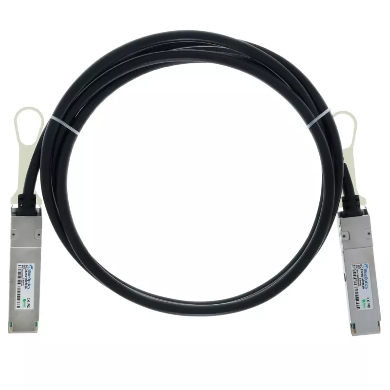 BlueOptics Extreme Networks 20G-DACP-QSFP1SFPDD1M BlueLAN QSFP+ Direct Attach Cable, 40GBASE-CR4, 30AWG, 1 Metro