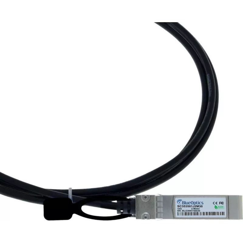 BlueOptics Fortinet FN-CABLE-SFP+3 BlueLAN SC353501J3M30 10GBASE-CR Pasivo SFP+ a SFP+ Direct Attach Cable, 3 Metros