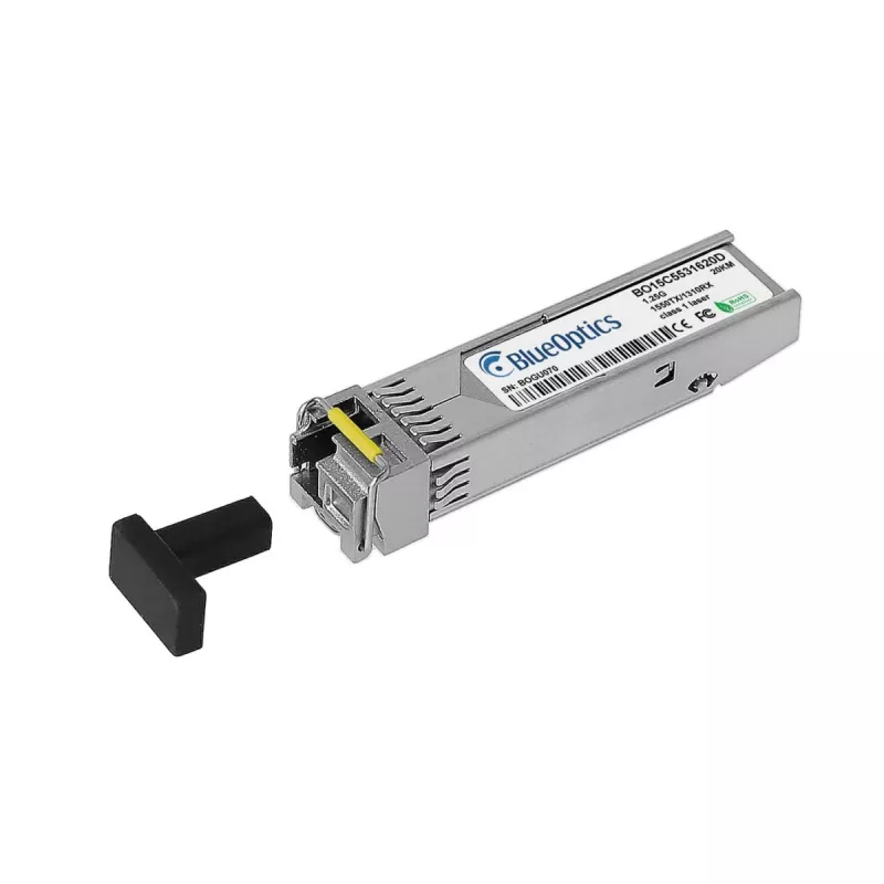 BlueOptics TP-Link SM321A Transceptor SFP Compatible, LC-Simplex, 1000BASE-BX-D, Fibra Monomodo, TX1550nm/RX1310nm, 20 km