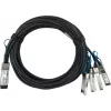 BlueLAN Cable Direct Attach Breakout QSFP28 100GBASE-CR4 pasivo a 4x25GBASE-CR SFP28 compatible con NVIDIA 980-9I645-00C001, 1m, AWG26