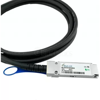 BlueLAN Cable de cobre de conexión directa QSFP56 compatible con Infortrend 9624CM200CAB0-003 200Gb/s InfiniBand HDR 1m 30AWG