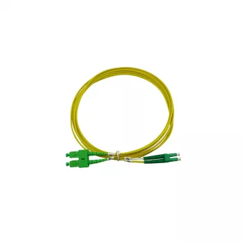 BlueOptics Cable de conexión de fibra óptica dúplex LC-APC/SC-APC monomodo OS2 2 metros