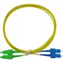 BlueOptics Cable de fibra óptica dúplex SC-UPC a SC-APC monomodo OS2 2 metros
