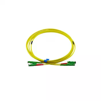 BlueOptics Cable de fibra óptica dúplex E2000-APC/E2000-APC verde 1 metro monomodo OS2 E9/125µm