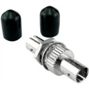 BlueOptics Adaptador de fibra óptica ST/PC simplex para multimodo OM4 carcasa metálica férula cerámica pérdida de inserción <0,2 dB -40°C a +85°C (SFC23FK)