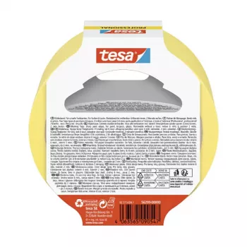 Tesa Professional cinta de carrocero amarilla 50 m x 30 mm 1 rollo