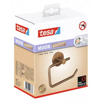 Tesa MOON BRONZE portarrollos de papel higiénico autoadhesivo metal