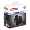 Tesa MOON BLACK portarrollos de papel higiénico con tapa, autoadhesivo, negro, 1 ud.