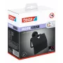 Tesa MOON BLACK portarrollos de papel higiénico con tapa, autoadhesivo, negro, 1 ud.