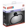 Tesa MOON BLACK toallero de aro autoadhesivo metal con recubrimiento en polvo negro mate