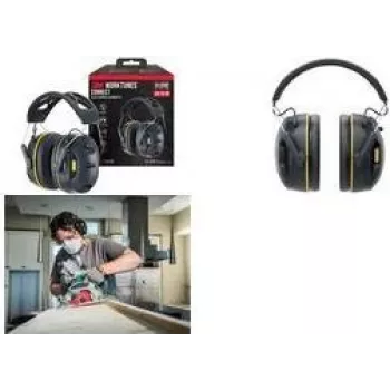 3M WorkTunes Connect 90563E protección auditiva con Bluetooth, negro/amarillo