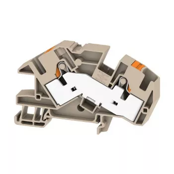 Weidmüller AITB 16 BB 2C borne de carril de instalación, conexión por tornillo, carril DIN, 500V, 76A, 0,5-16 mm², beige oscuro