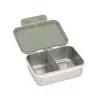 Lassig fiambrera infantil de acero inoxidable Happy Prints Oliv, 1 l, tapa de PP con anillo de silicona