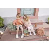 Lassig fiambrera infantil de acero inoxidable Happy Prints Oliv, 1 l, tapa de PP con anillo de silicona