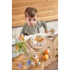 Lassig Little Mateys set de mesa de 5 piezas Royal Blue - plato, cuenco, vaso, cuchara, tenedor