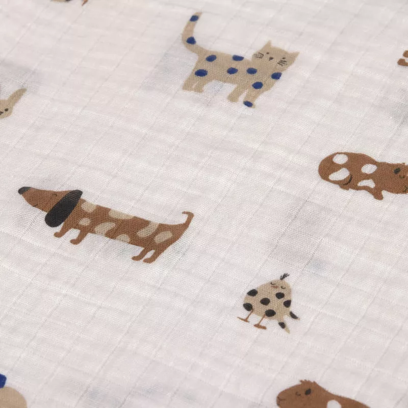 Lassig set de pañales de muselina pack de 3 60x60cm Little Mateys Royalblau
