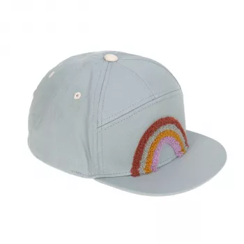 Lassig Little Gang Rainbow gorra infantil de sol Hellblau 1-2 años