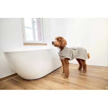 Albornoz para perros PALOPA Robi beige talla L