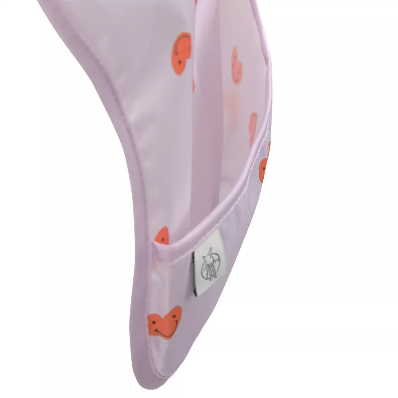 Lassig set de baberos impermeables 6m+ Happy Rascals Heart Lavender