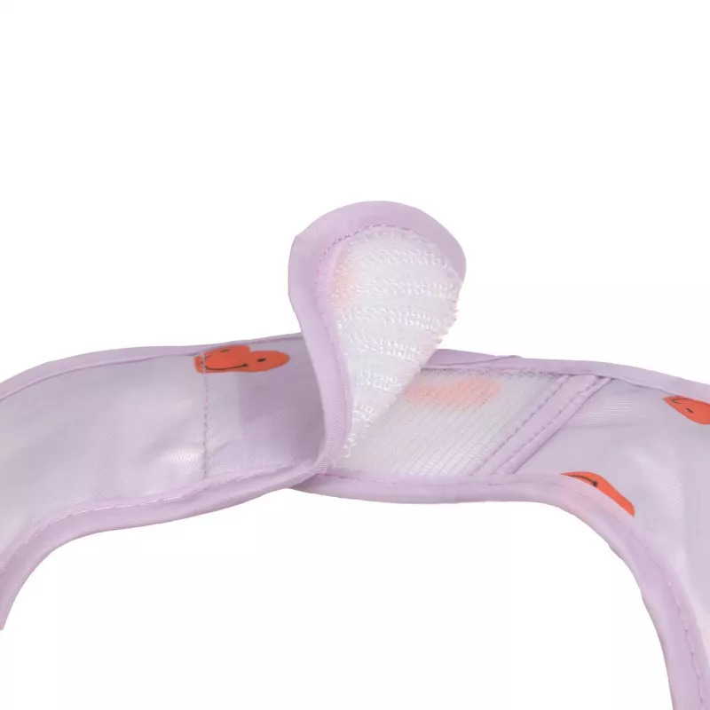 Lassig set de baberos impermeables 6m+ Happy Rascals Heart Lavender