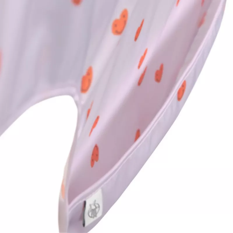 Baberos sin mangas con bolsillo recogemigas Lässig Happy Rascals Heart, 2 uds., 6-24 meses, poliéster impermeable