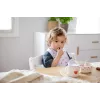 Set de vajilla infantil de 5 piezas Lassig Happy Rascals Heart lavanda