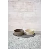 PALOPA Loua alfombrilla para comida de perros antracita
