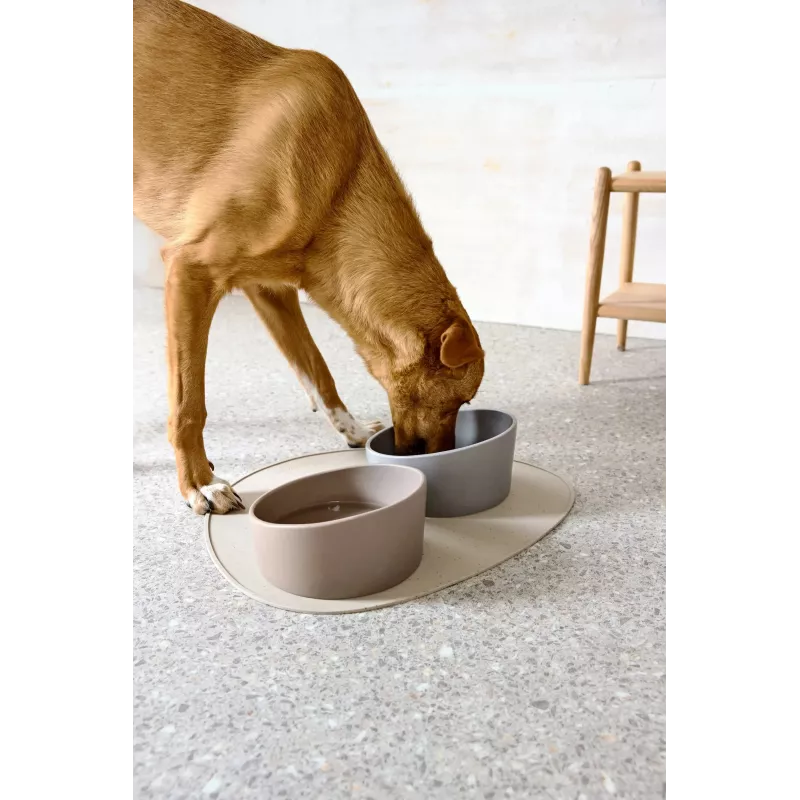 Cuenco para perros de porcelana PALOPA Cali taupe