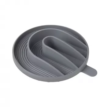 Comedero lento de silicona para perros PALOPA Yumo antracita