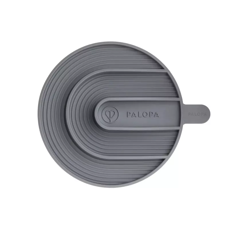 Comedero lento de silicona para perros PALOPA Yumo antracita