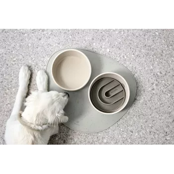 Comedero lento de silicona para perros PALOPA Yumo taupe