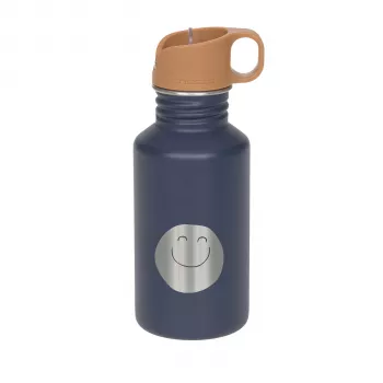 Lassig Little Gang Smile 500 ml Botella de bebida Navy