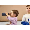 Lassig Little Gang Smile 500 ml Botella de bebida Navy