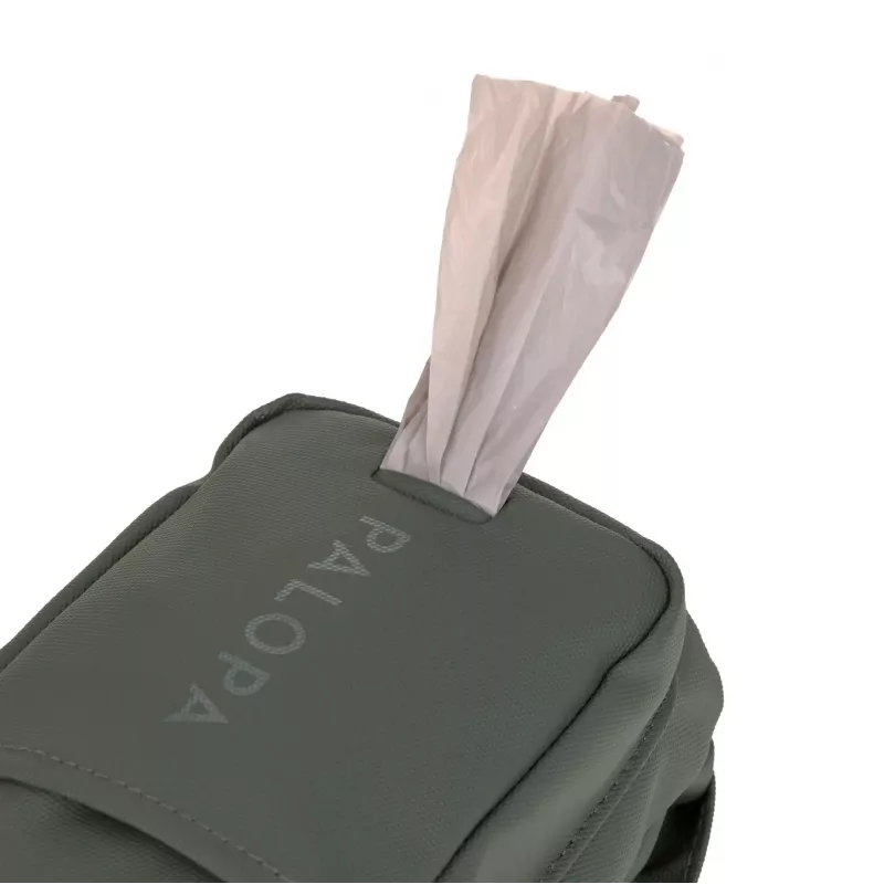 PALOPA 2 en 1 bolsa para premios de perro y portabotellas Boudi Dark Olive
