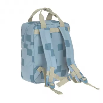 Lassig Mochila mini cuadrada Pattern Party Blue