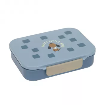 Lassig Fiambrera Bento con Compartimentos Pattern Party Blue/Green