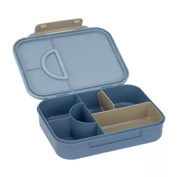 Lassig Fiambrera Bento con Compartimentos Pattern Party Blue/Green