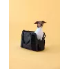PALOPA Weda Transportín para mascotas para perros hasta 10 kg, negro