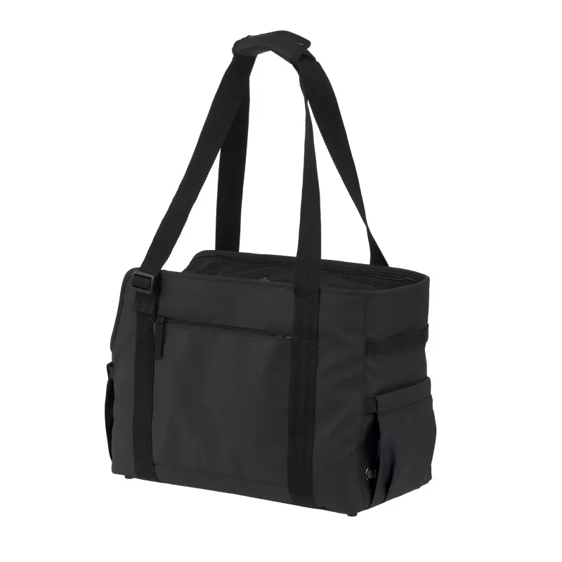 PALOPA Weda Transportín para mascotas para perros hasta 10 kg, negro