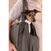 PALOPA Weda Bolsa Transportín Arrugada Chocolate para Perros hasta 10 kg