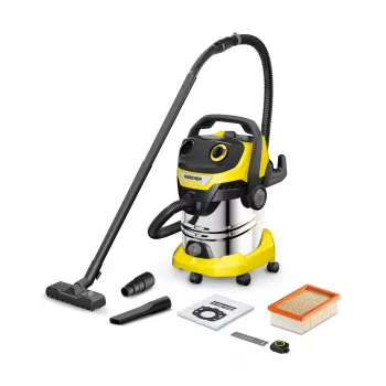 Kärcher WD 5 Control S 25/5/22 Aspirador de Agua y Polvo 25 L Semiautomático