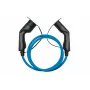 Cable de carga para VE kabelmeister® Modo 3, conector Type 2 a conector hembra, trifásico, 16 A, 11 kW, Azul, 5 m