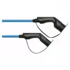 KABELMEISTER Cable de carga para VE Modo 3, conector Type 2 macho a hembra, trifásico, 16A, 11kW, azul, 7,5m