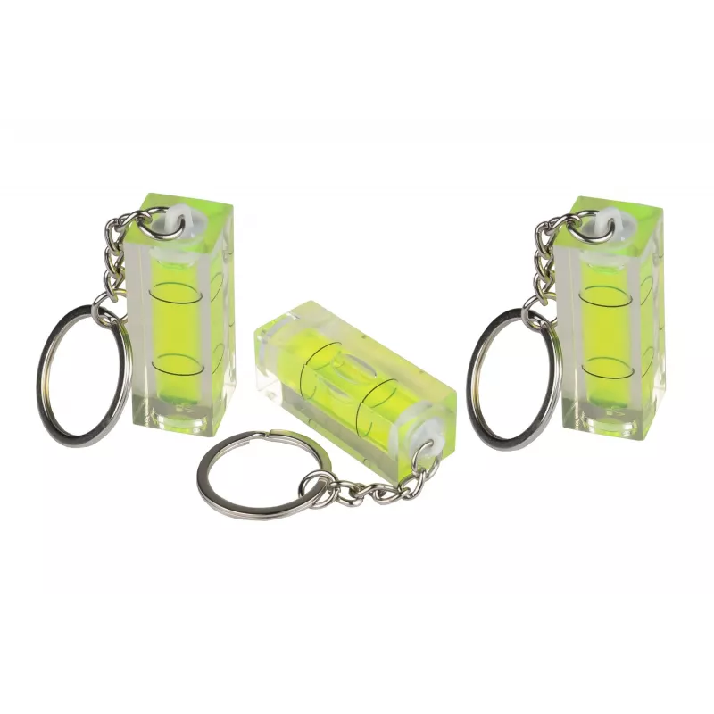 Nivel de burbuja mini Kabelmeister con anilla para llavero - Set de 3