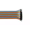 Cable jumper kabelmeister® 40 pines, cables separables para Arduino, Raspberry Pi, etc., macho a macho
